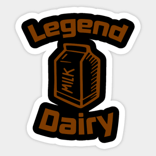 Chocolate Milk Carton Sticker